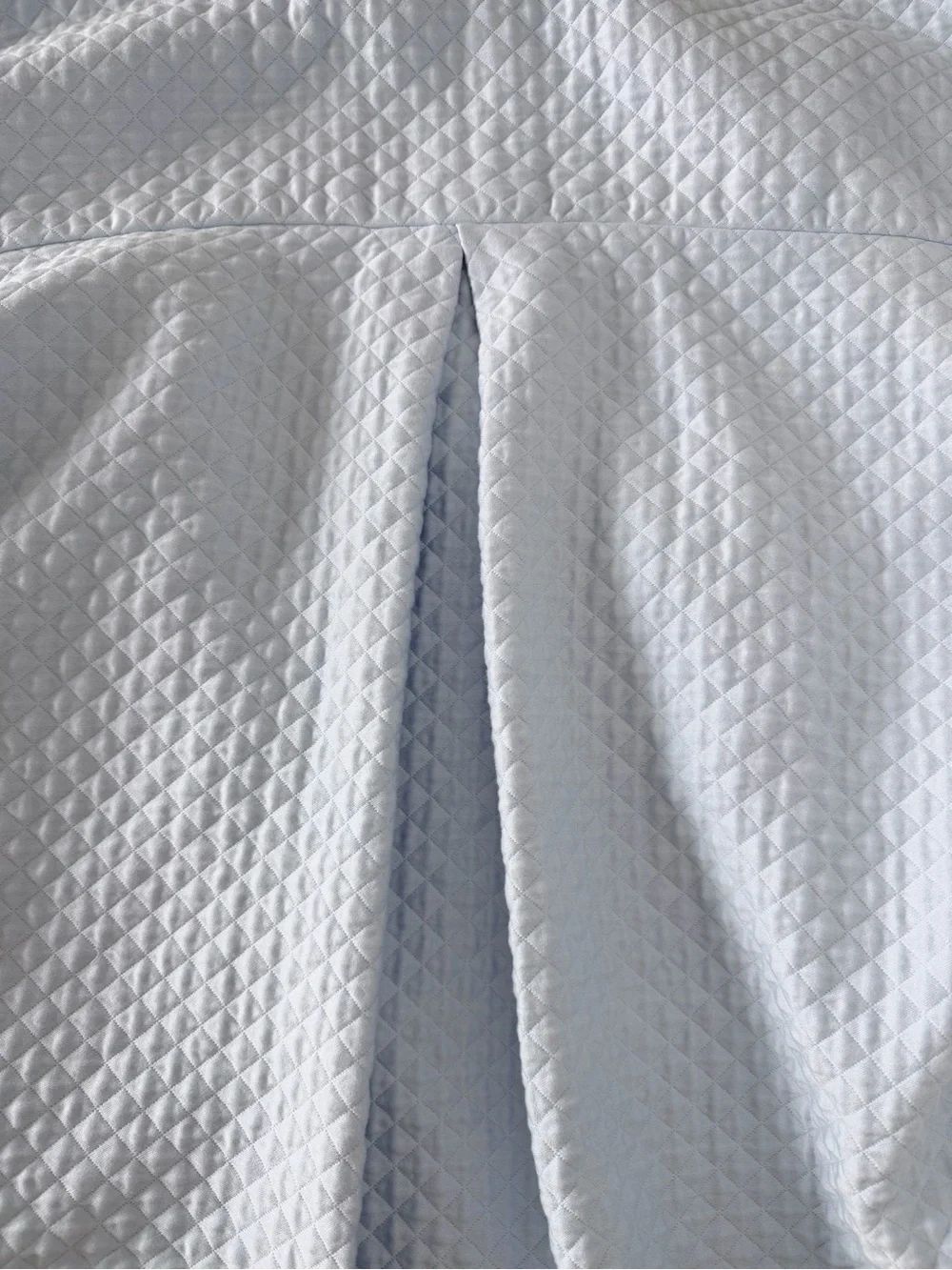 Restoration Hardware Diamond Matelasse Crib Skirt and Fitted Sheet